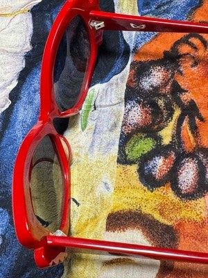 Hysteric Mini DITA Kids Sunglasses Red Frame Black Lens /w Pouch Excellent Rare