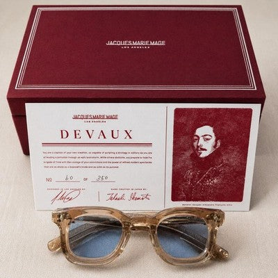 JACQUES MARIE MAGE DEVAUX SAND LIMITED 350 JAPAN HANDCRAFTED SUNGLASSES JMM