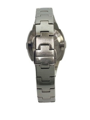 HAMILTON PSR H523040 BLACK DIAL STAINLESS STEEL QUARTZ DIGITAL WATCH USED