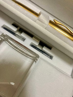 CROSS FOUNTAIN PEN 125 AT0706-5MD 18K GOLD PLATED LIMITED EDITION PEERLESS GOLD
