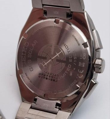 SEIKO ASTRON SBXD017, LIMITED EDITION OF 1,500, SOLAR RADIO CONTROLLED TITANIUM