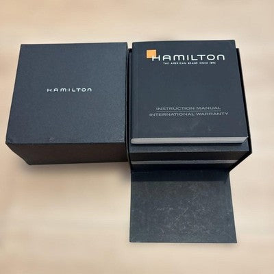HAMILTON KHAKI FIELD AUTO H706250 BLACK DIAL AUTOMATIC MEN'S WATCH 44MM