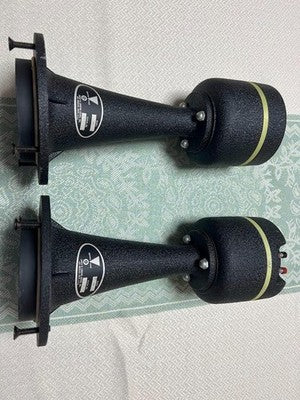 JBL LE175 COMPRESSION DRIVER H91 HORN PAIR 8 OHMS VINTAGE AUDIO USED JAPAN