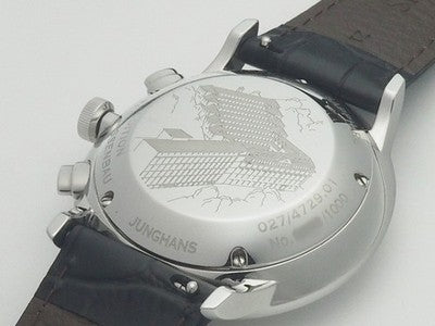 JUNGHANS 027/4729.01 TERRACE BUILDING LIMITED EDITION OF 1000 PIECES WATCH USED