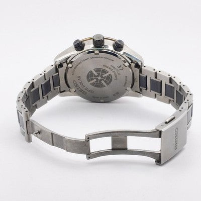 SEIKO ASTRON SBXC007 5X DUAL TIME GPS SOLAR WATCH LIMITED RARE JAPAN