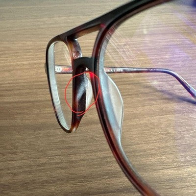 MOSCOT SPIRIT BJORN 55 17-142 SUNGLASSES TORTOISE FRAME CLEAR LENS WITH CASE