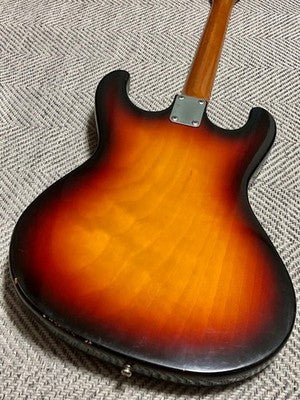 GUYATONE LG-127T MOSRITE STYLE ELECTRIC GUITAR MADE IN JAPAN RED VINTAGE USED