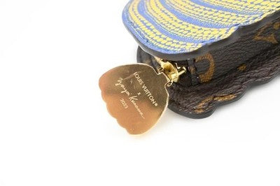 LOUIS VUITTON X YAYOI KUSAMA M82109 PUMPKIN COIN PURSE UNUSED W/ BOX