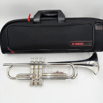YAMAHA YTR-1335S SILVER Bb TRUMPET W/ 11B4 MOUTHPIECE HARD CASE JAPAN