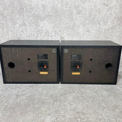 TECHNICS SB-RX30 COAXIAL FLAT SPEAKER SYSTEM PAIR BOOKSHELF HORIZONTAL BLACK