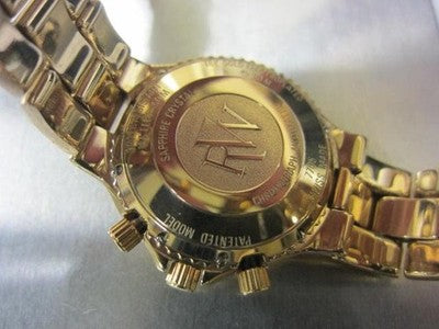RAYMOND WEIL AMADEUS 200 AUTO CHRONOGRAPH 7750 GOLD WATCH REF7705 JP
