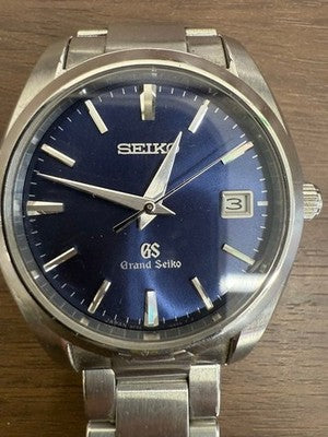 GRAND SEIKO SBGX065 MEN'S WRISTWATCH DIAL COLOR: BLUE ROUND FACE JAPAN MADE