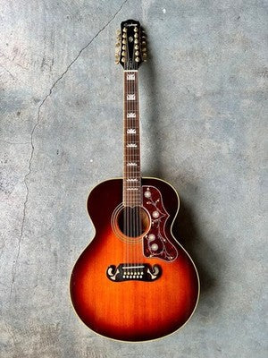EPIPHONE BY GIBSON EJ-212 VS 12-STRING J-200 SUPER JUMBO GUITAR 1991 KOREA USED