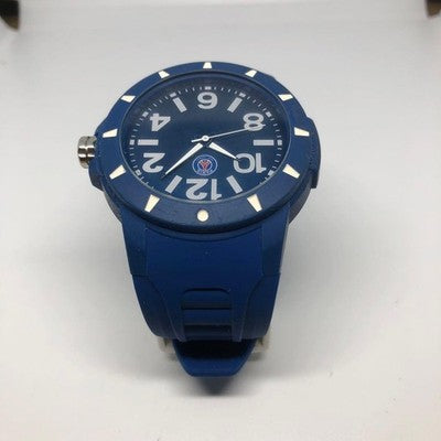 PARIS SAINT-GERMAIN FC WATCH BLUE & WHITE ANALOG QUARTZ USED FROM JAPAN