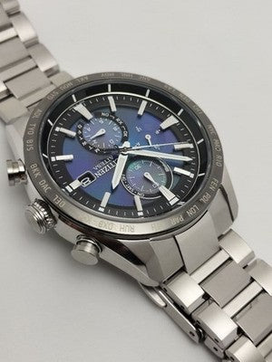 CITIZEN ATTESA AT8188-64L UNITE WITH BLUE ECO-DRIVE WATCH TESTED W/BOX