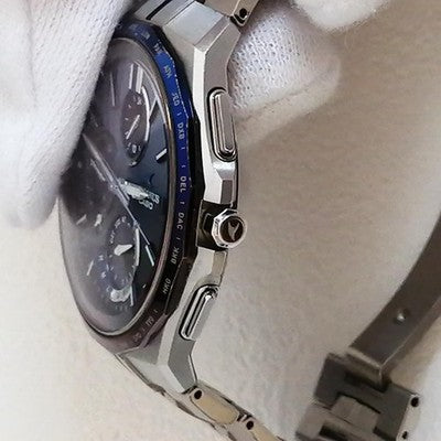 CASIO OCEANUS MANTA OCW-S5000AP-2AJF JAPAN INDIGO LIMITED EDITION TITANIUM WATCH