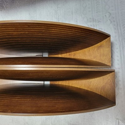 FOSTEX H320 WOOD HORNS PAIR USED FROM JAPAN VINTAGE SPEAKERS