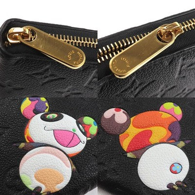 LOUIS VUITTON MURAKAMI PANDA ZIPPY WALLET BLACK EMPREINTE MULTICOLOR M14160