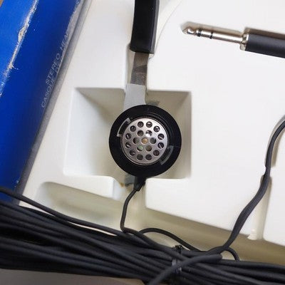 SONY MDR-3 VINTAGE RETRO DYNAMIC HEADPHONES - SOUND OUTPUT CONFIRMED AS IS