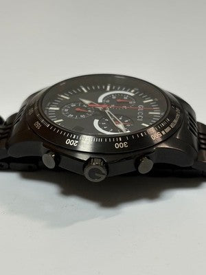 GUCCI G-TIMELESS YA126258 CHRONOGRAPH QUARTZ MENS WATCH BLACK DIAL BOX