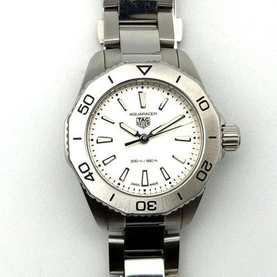 TAG HEUER AQUARACER WBP1411 QUARTZ LADIES 31MM DIVER WATCH W/ BOX