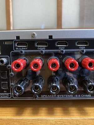 MARANTZ NR1501 AV SURROUND RECEIVER HDMI SILVER FOR PARTS OR NOT WORKING