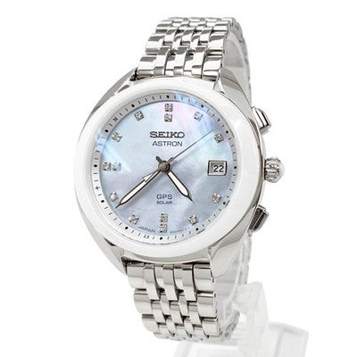 SEIKO ASTRON 3X SERIES STXD009/3X22 GPS RADIO SOLAR DIAMOND INDEX SHELL DIAL