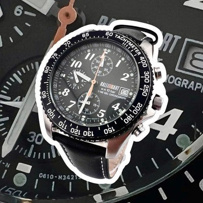 CITIZEN RALLIART RAY42033 CARBON CHRONOGRAPH WATCH 1990S JDM RACING RARE MODEL