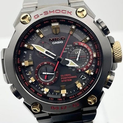 CASIO G-SHOCK AKAZONAE MRG-G1000B-1A4JR DATE SOLAR POWERED RADIO MEN'S MRG-G1000