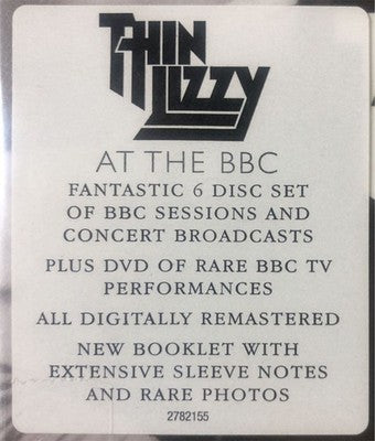 THIN LIZZY AT THE BBC 6CD DVD SHIELD EDITION LIVE CONCERT ROCK MUSIC BOX