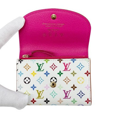 LOUIS VUITTON X TAKASHI MURAKAMI M13399 PORTE MONNAIE ROSALIE MULTICOLOR WALLET