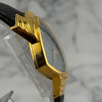 HAMILTON VENTURA 6252 QUARTZ BLACK DIAL MEN'S WATCH W/ BOX - APPROX. 19.5CM