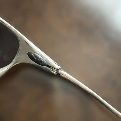 OAKLEY X-METAL SERIES JULIET SUNGLASSES RED LENS Y2K SILVER JP VINTAGE