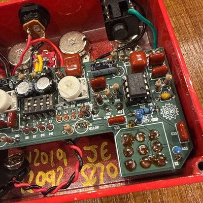 ANALOG.MAN KING OF TONE V4 HI-GAIN RED RARE TESTED WORKING JP