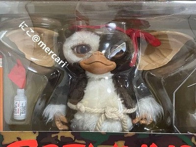 MEDICOM TOY COMBAT VER RAMBO VCD PROP SIZE PLUSH DOLL FIGURE GREMLINS GIZMO USED