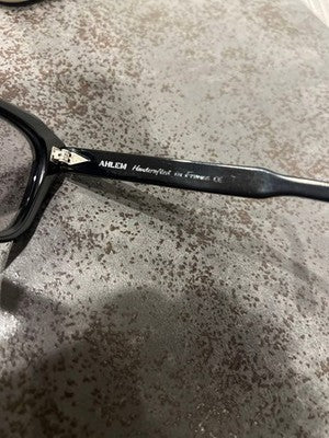 AHLEM PONT DES ARTS 8 RAW 48□20 BLACK SUNGLASSES SET  USE USED FROM JAPAN