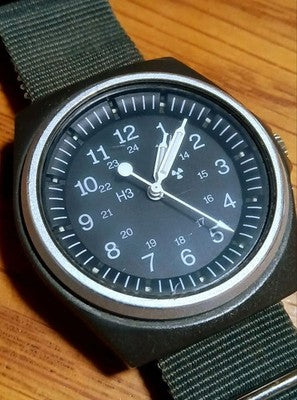 STOCKER & YALE SANDY 490 MILITARY WATCH, US MILITARY ISSUE, HAND-WOUND, MEN'S