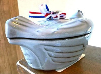 STAUB SMALL CHICKEN COCOTTE 11CM GRAY CAST IRON NEW UNUSED W/ BOX RARE
