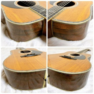 K. YAIRI YW-1000 1970S ACOUSTIC GUITAR W/ HARD CASE - JAPAN VINTAGE