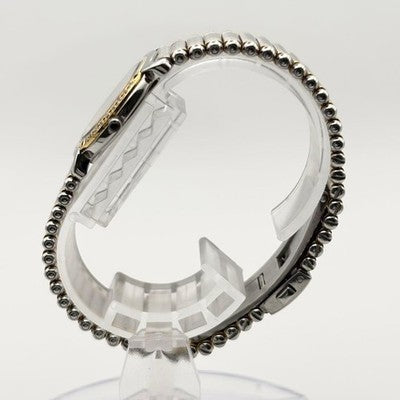 SEIKO CREDOR 5A70 0210 DIAMOND BEZEL 18KT QUARTZ WATCH NEW BATTERY RARE