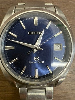 GRAND SEIKO SBGX065 MEN'S WRISTWATCH DIAL COLOR: BLUE ROUND FACE JAPAN MADE