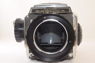 ZENZA BRONICA S2 EARLY MODEL + NIKKOR-P 75MM F2.8 6X6 FORMAT MEDIUM AS IS