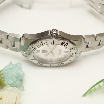 TAG HEUER AQUARACER WAB1111 QUARTZ SILVER DIAL 300M DIVER SS MEN'S WATCH 39MM