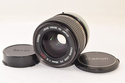 CANON FD 35MM F2 SSC PRIME WIDE-ANGLE LENS ALUMINUM AS IS