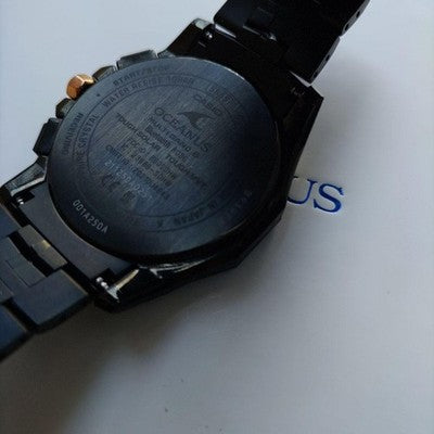 CASIO OCEANUS MANTA OCW S6000B 1AJF LIMITED 700 BLACK TITANIUM WATCH FULL SET