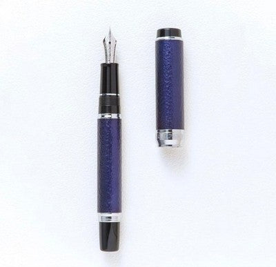SAILOR FOUNTAIN PEN OITA MADE JAPAN BLUE M NIB UNUSED W/ CONVERTER & CARTRIDGES