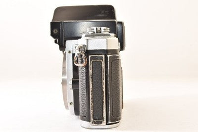 NIKON F2 PHOTOMIC A SILVER FILM SLR CAMERA FULLY MECHANICAL SHUTTER AS IS