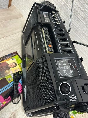 NATIONAL RS-4250 STEREO MAC ST-5 VINTAGE BOOMBOX RADIO CASSETTE PLAYER SERVICED