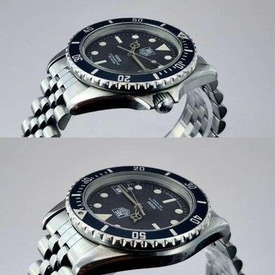 TAG HEUER 1000 PROFESSIONAL 980.013 BLACK DIAL QUARTZ MEN'S WATCH 38MM VINTAGE