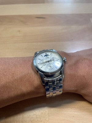 ORIS ARTELIER COMPLICATION MOONPHASE 7546A AUTOMATIC 40MM SILVER DIAL WATCH